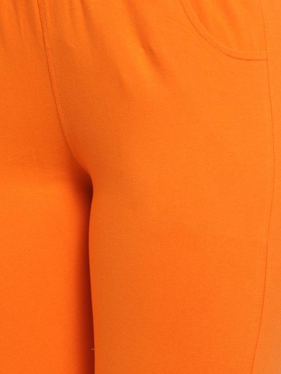 orange cotton leggings - 17215983 - Standard Image - 3