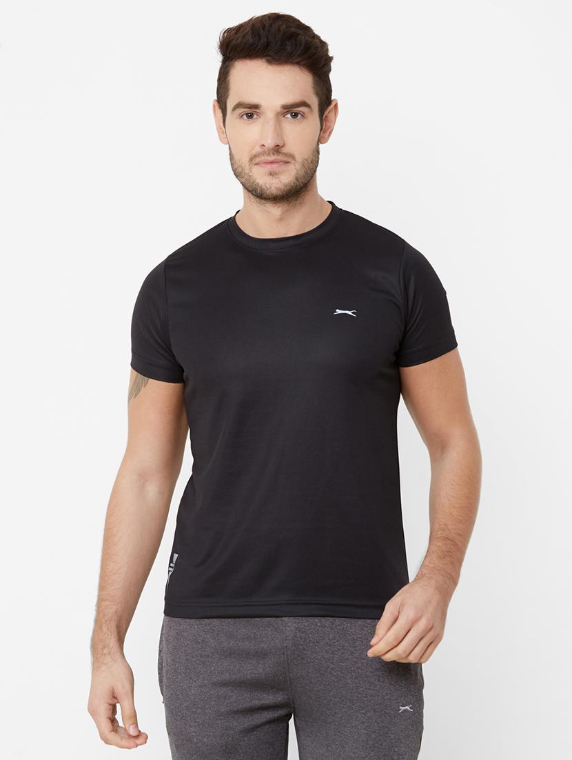 black solid t-shirt - 17216242 -  Zoom Image - 0
