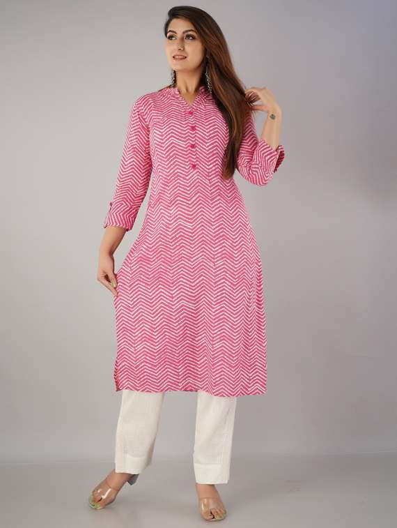 chevron kurta pant set