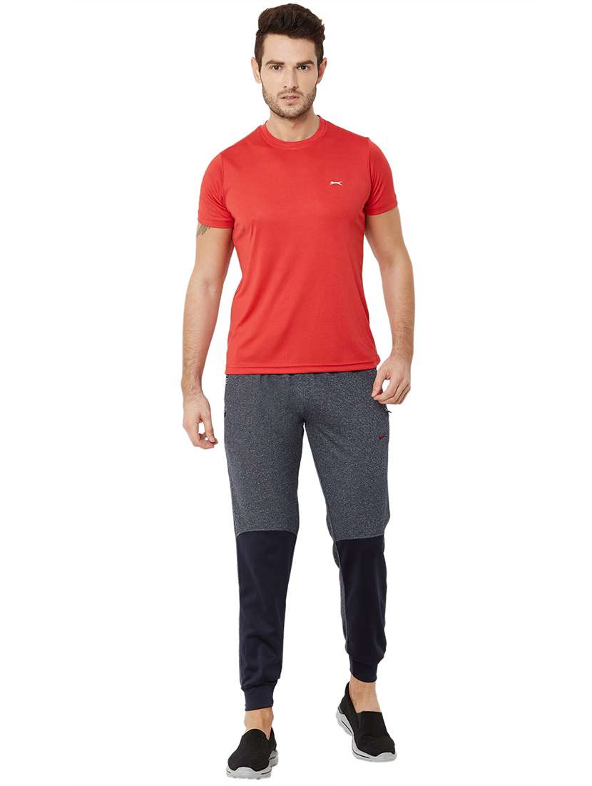 blue color block jogger - 17219111 -  Standard Image - 3