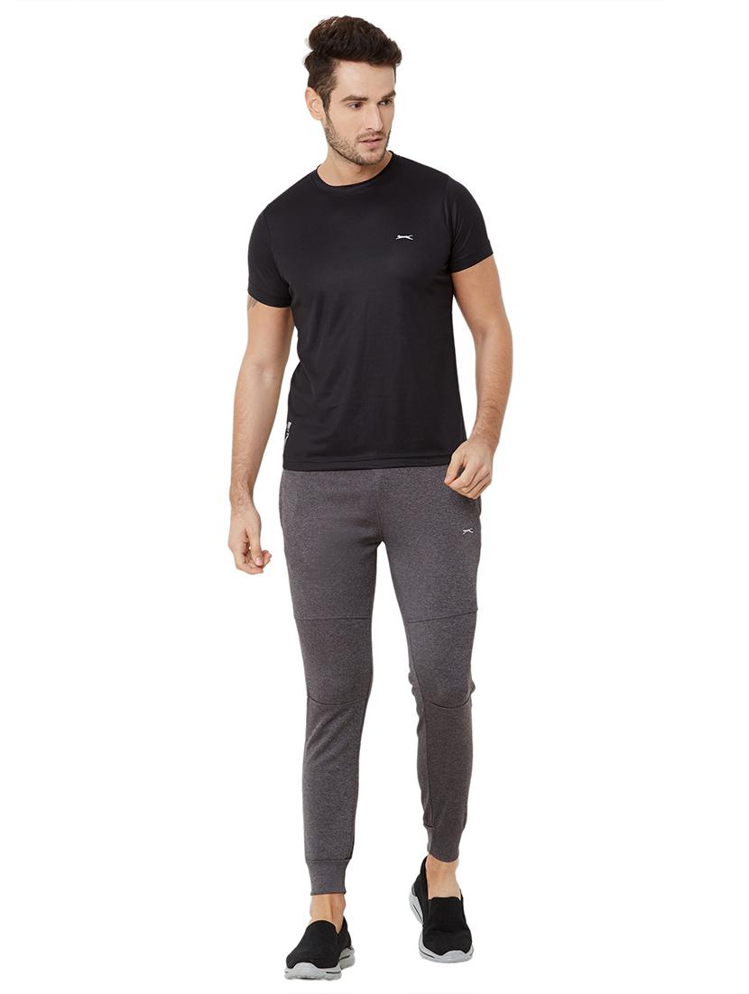 grey solid jogger - 17219116 - Standard Image - 3