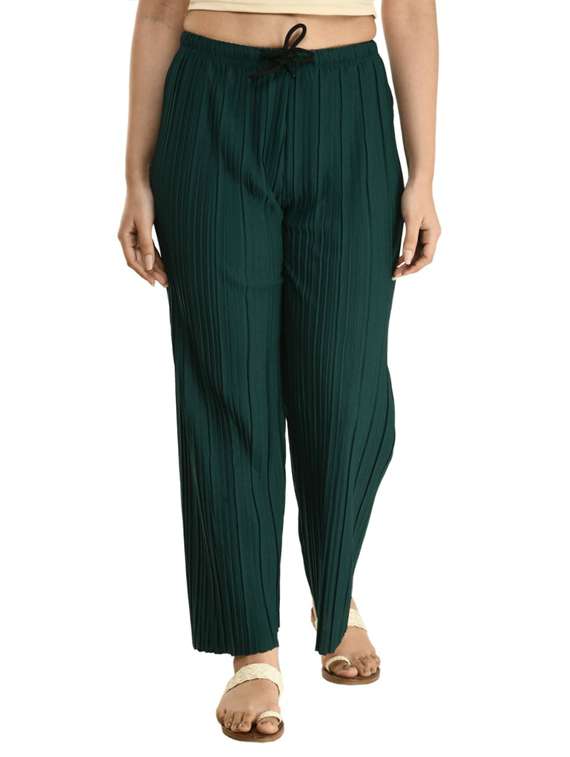 drawstring waist palazzo