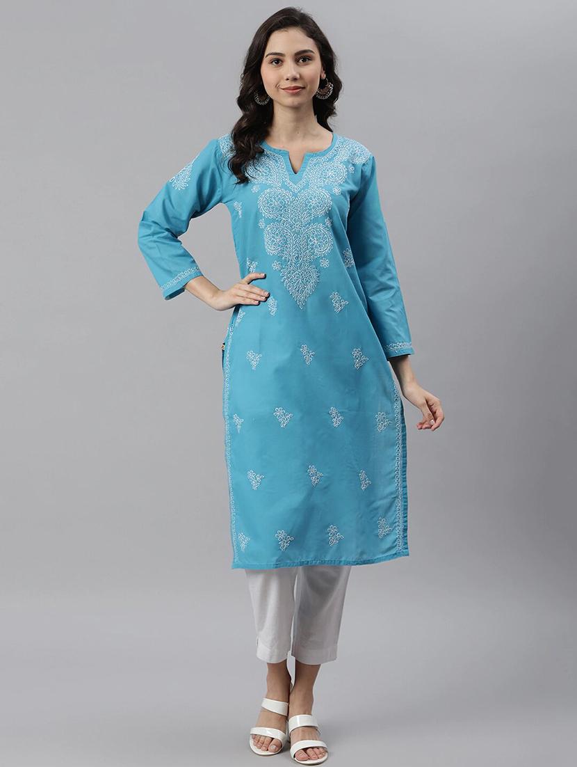 women's straight kurta - 17225086 - Zoom Image - 0