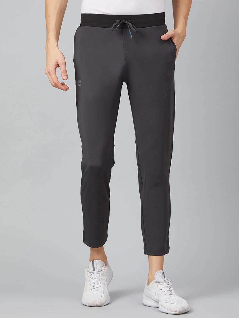 grey solid ankle length track pant - 17226065 - Zoom Image - 0