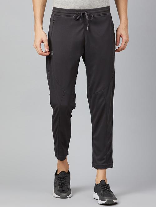 grey solid ankle length track pant - 17226070 -  Standard Image - 0