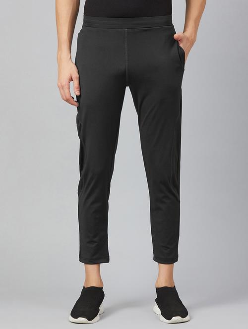 grey solid ankle length track pant - 17226080 -  Standard Image - 0