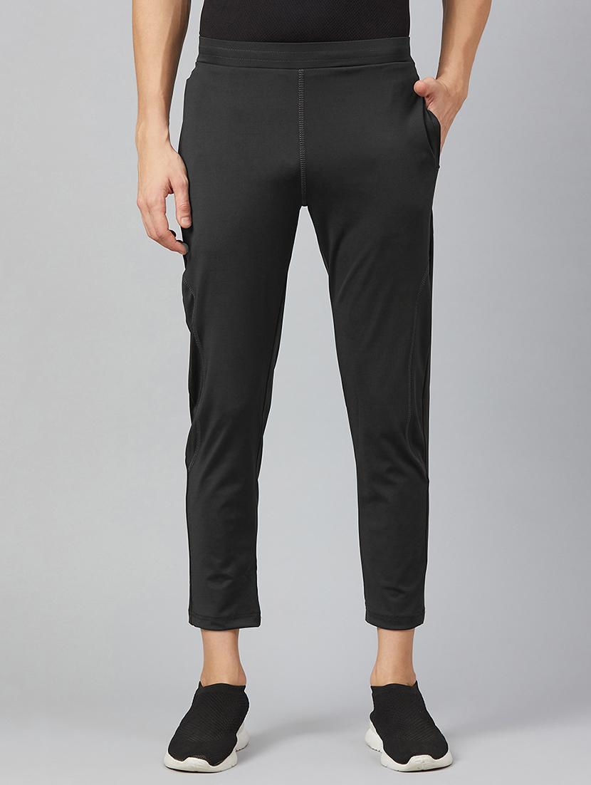 grey solid ankle length track pant - 17226080 -  Zoom Image - 0