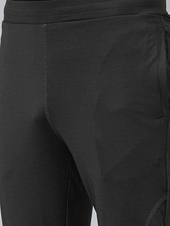 grey solid ankle length track pant - 17226080 - Standard Image - 5