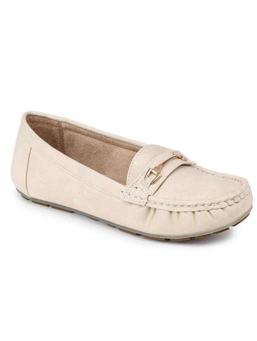 white slip on loafers - 17227662 -  Zoom Image - 0