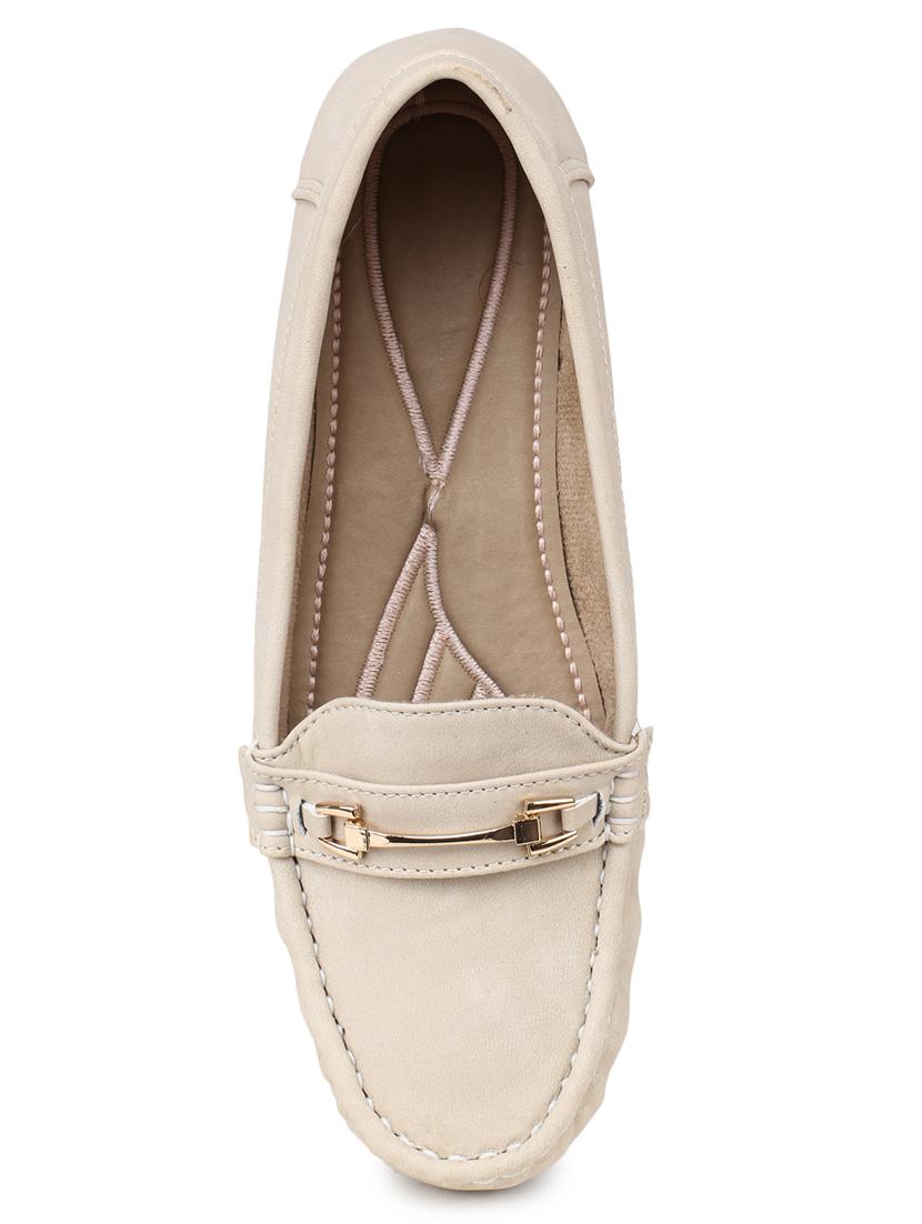 white slip on loafers - 17227662 - Standard Image - 3