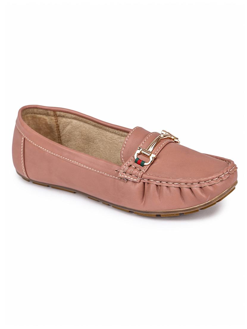 pink slip on loafers - 17227668 - Zoom Image - 0
