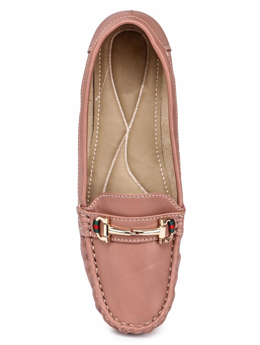pink slip on loafers - 17227668 - Standard Image - 3