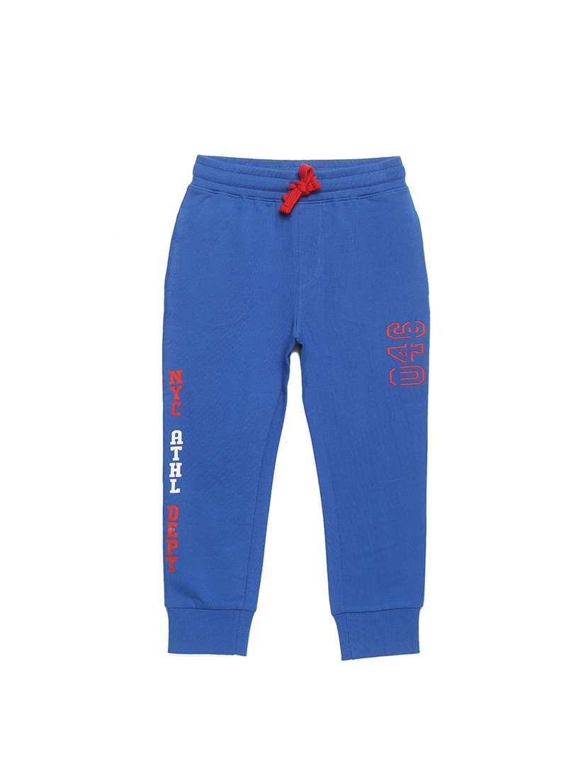 blue cotton joggers trouser - 17227788 - Zoom Image - 0