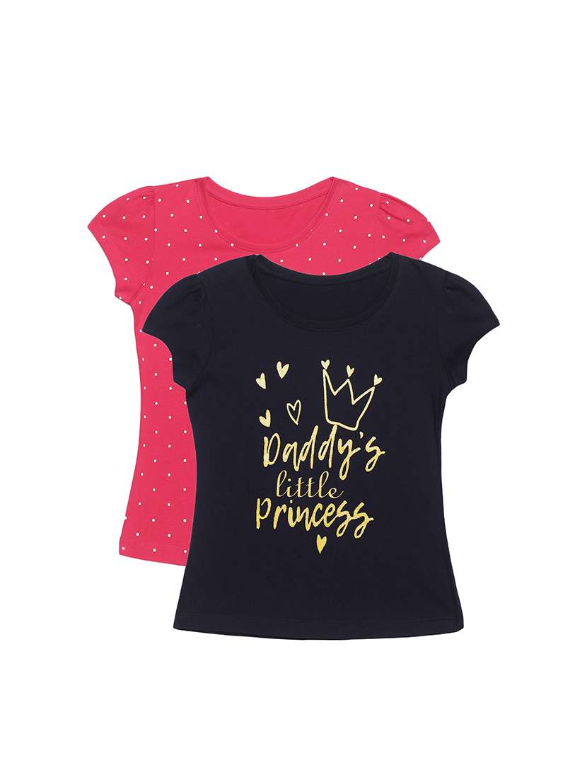 multi colored cotton tee