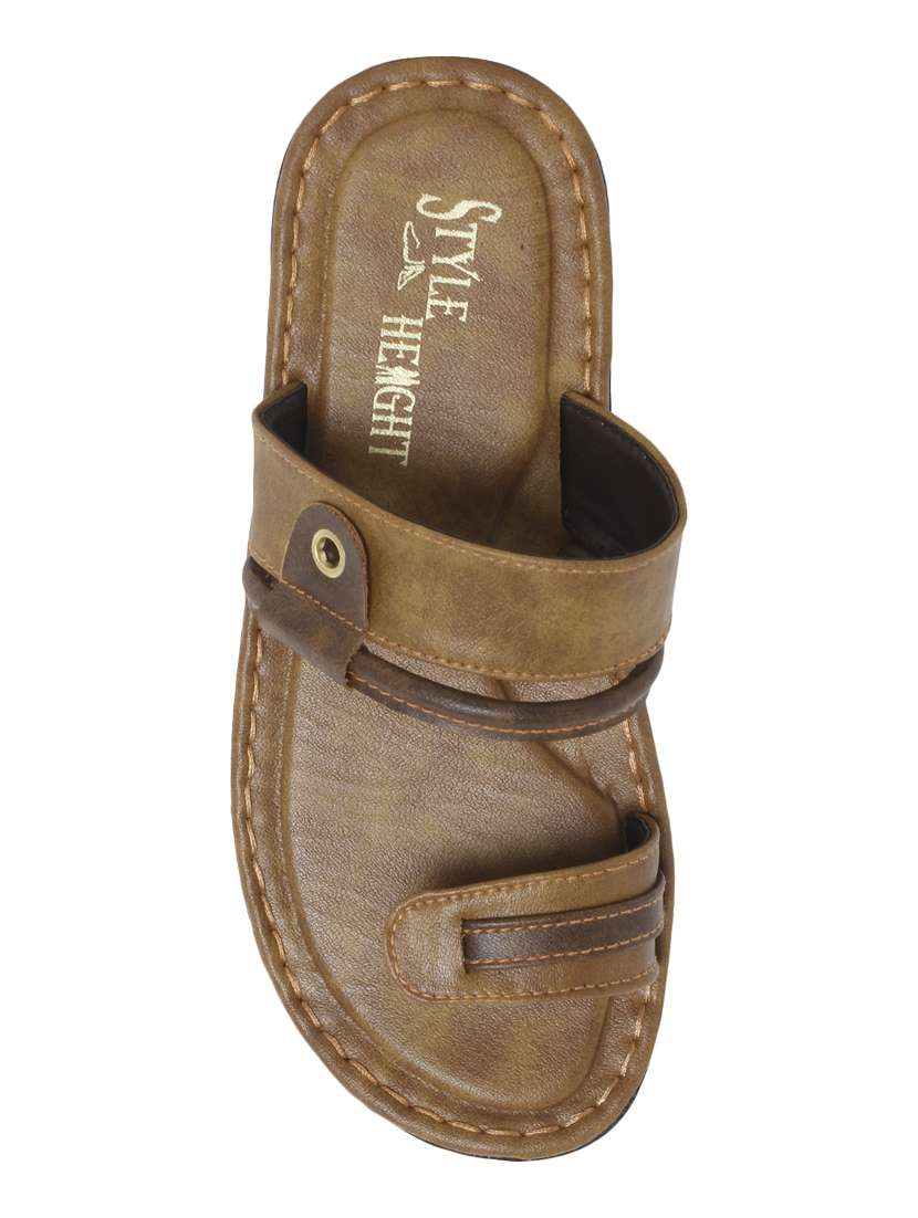 tan toe separator sandals - 17228155 -  Standard Image - 3