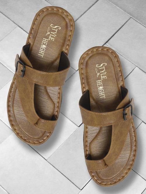 tan toe separator sandals - 17228159 - Standard Image - 0