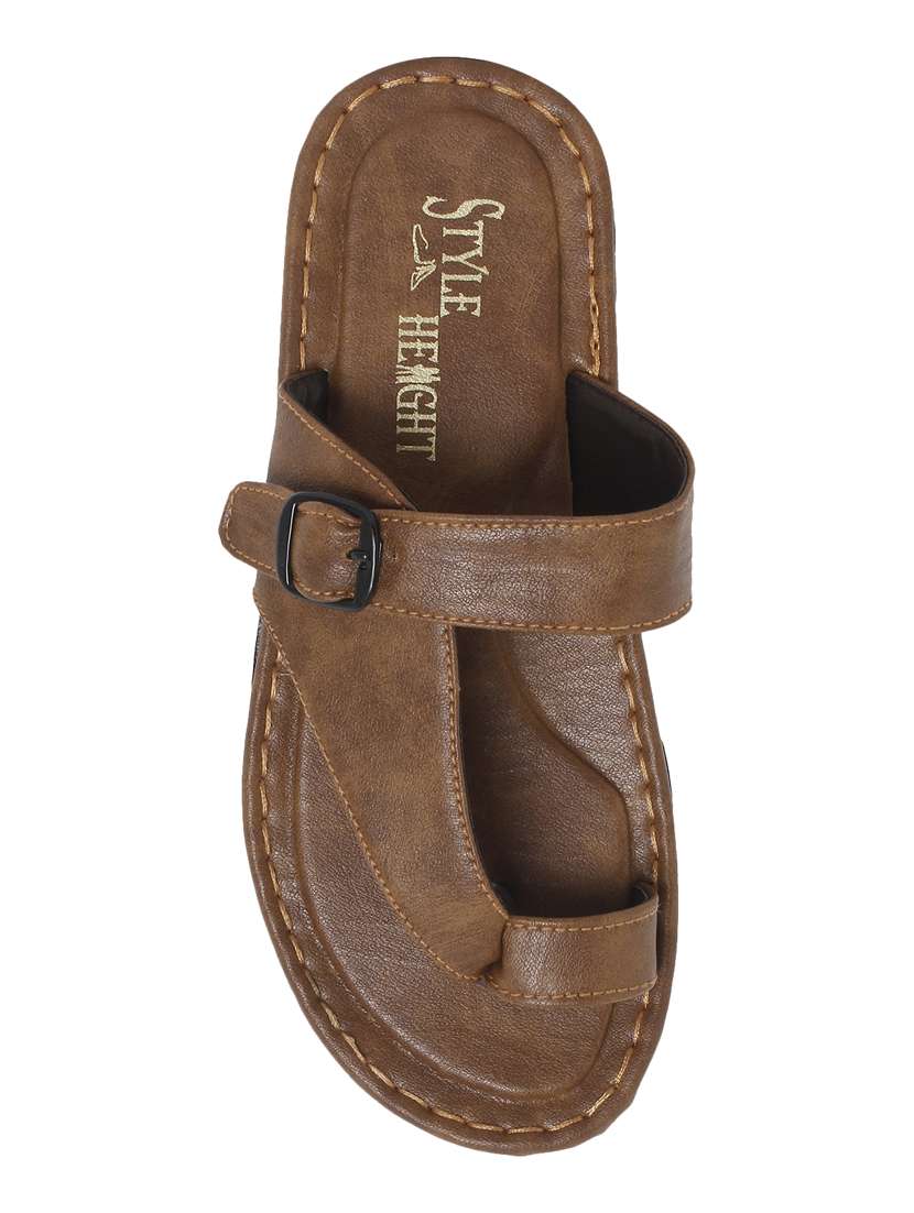 brown toe separator sandals - 17228160 -  Standard Image - 3