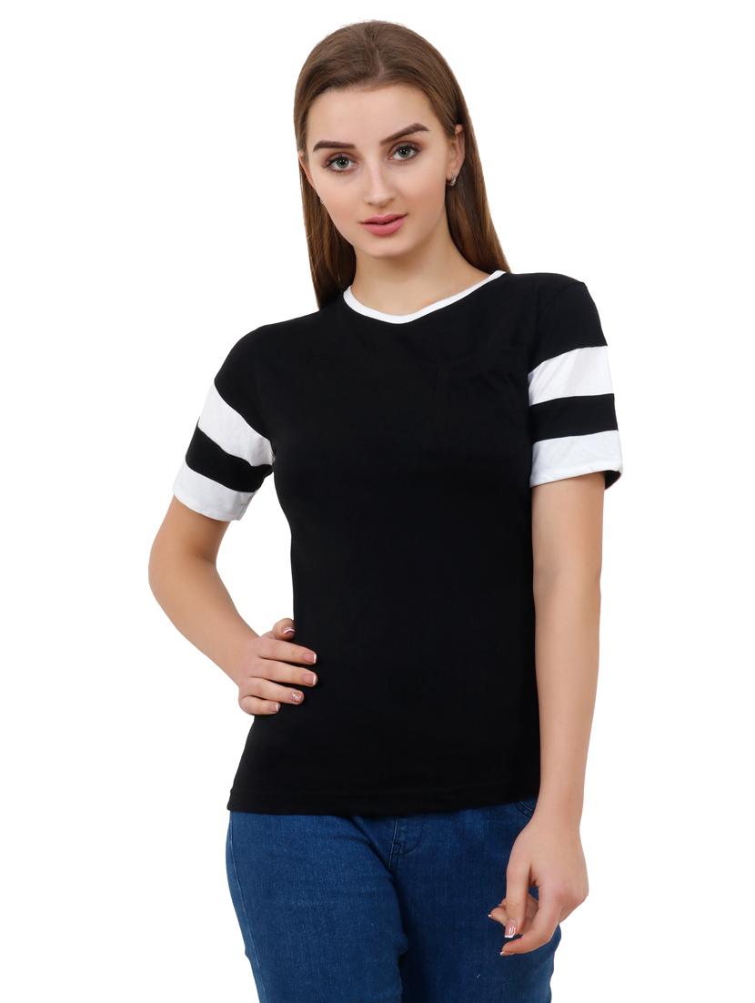 color block regular tee - 17229793 - Zoom Image - 0