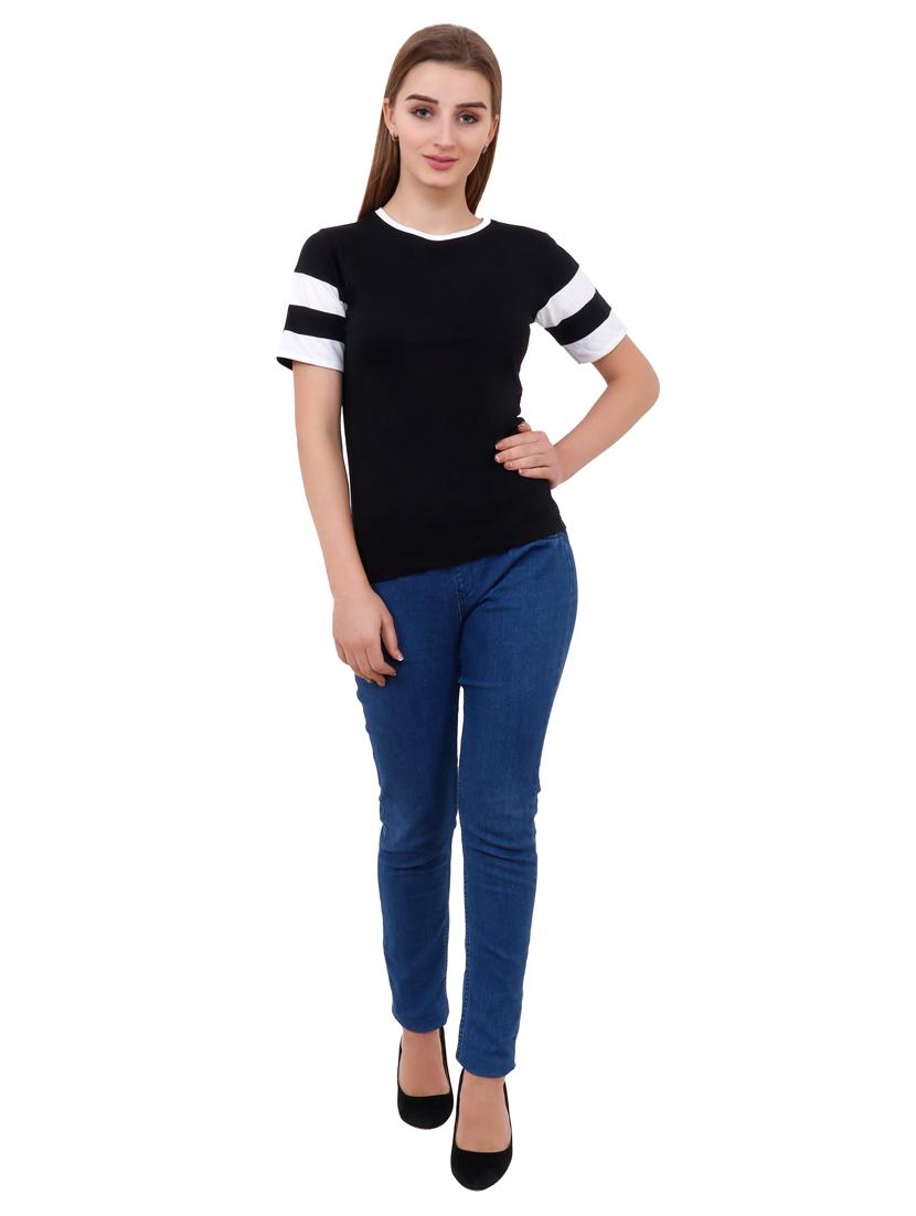 color block regular tee - 17229793 - Standard Image - 3