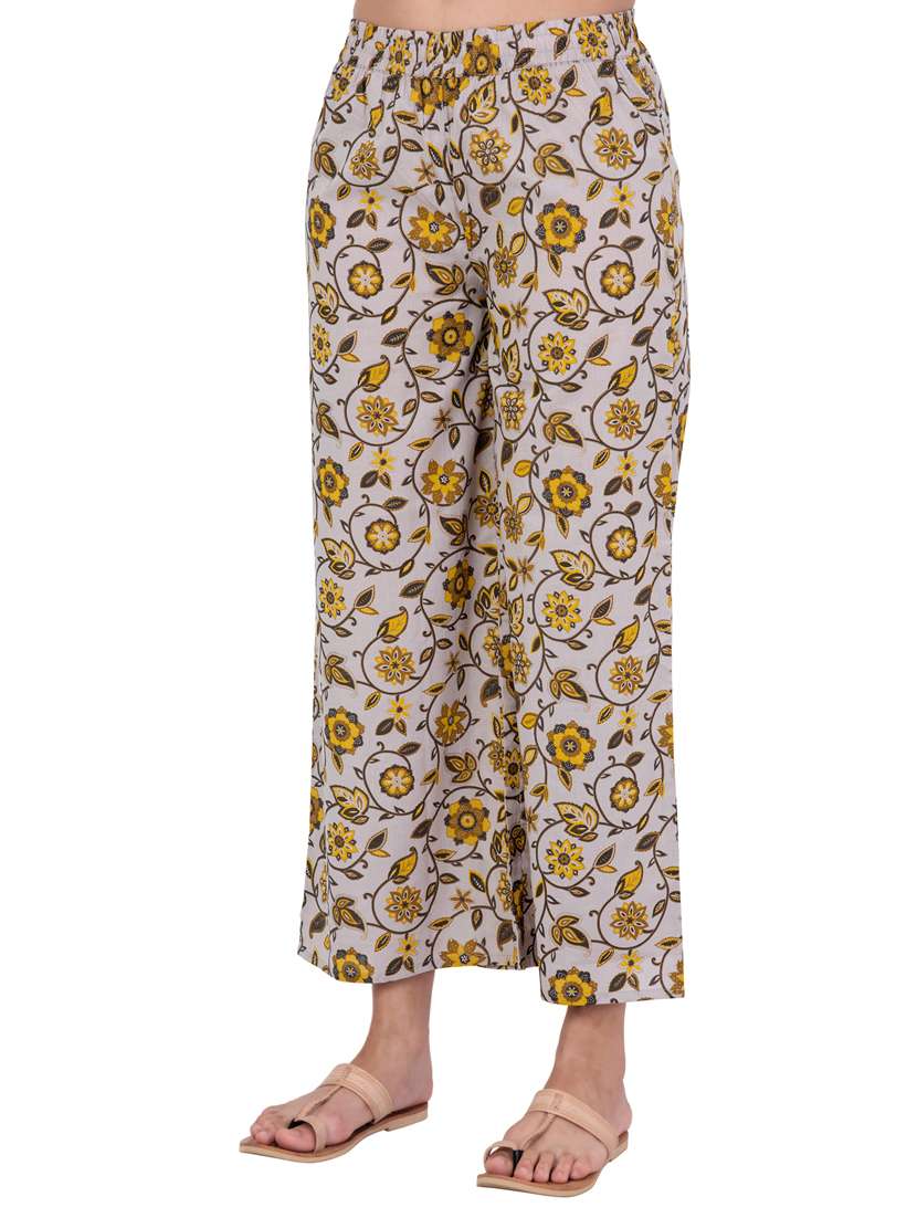 solid kurta palazzo set - 17230502 - Standard Image - 3