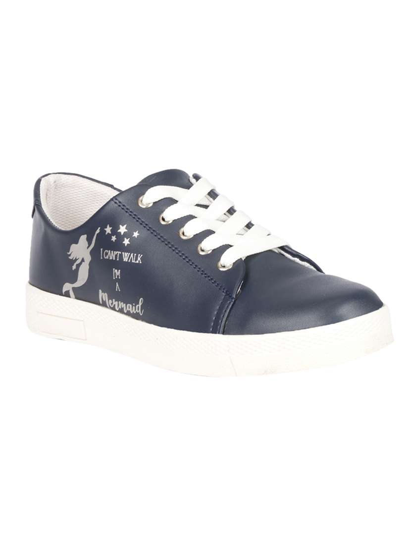 blue lace-up sneakers - 17231795 -  Zoom Image - 0