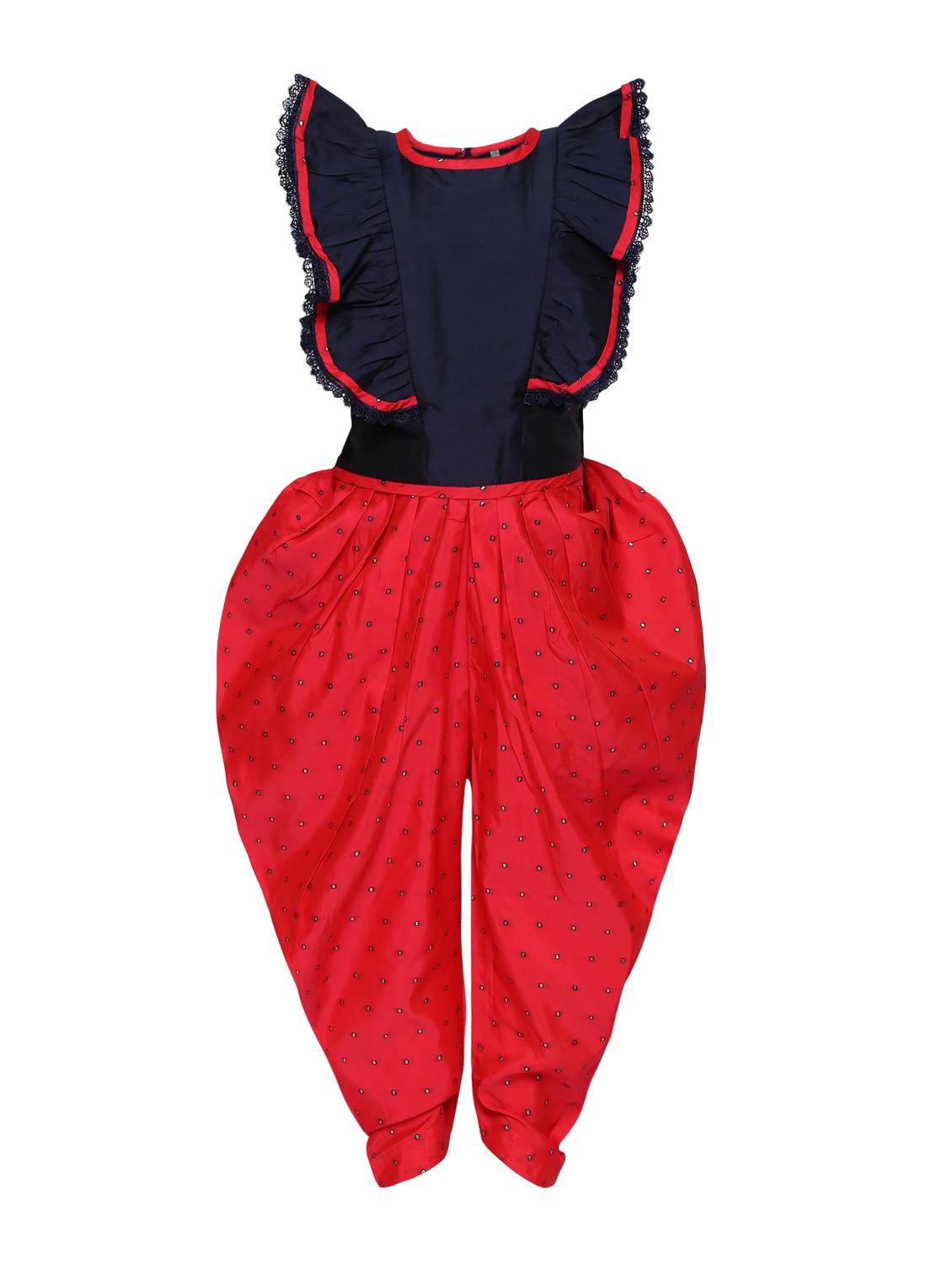 red satin suit set - 17234111 - Zoom Image - 0