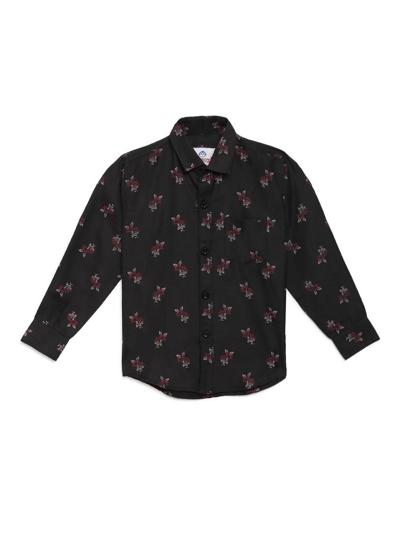 black cotton shirt - 17234243 - Zoom Image - 0