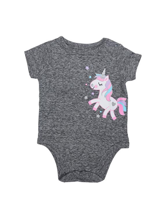 grey cotton rompers onesies and romper - 17234587 -  Zoom Image - 0