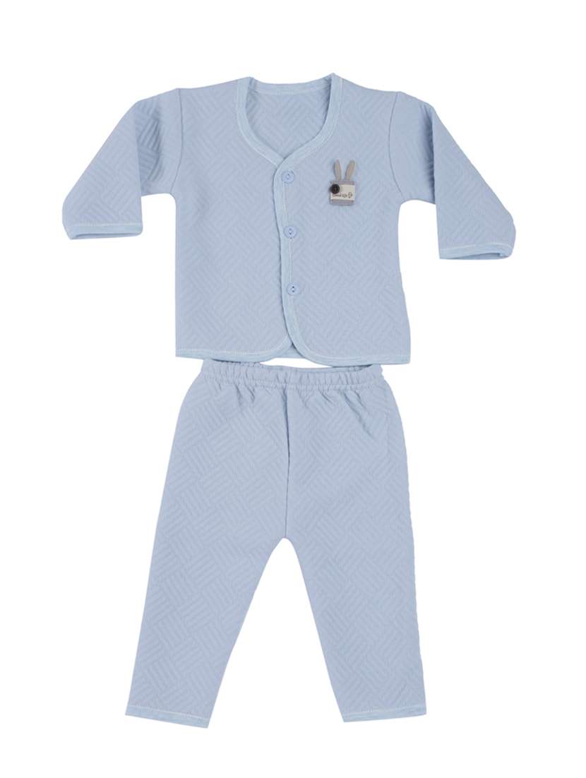 blue cotton twin sets onesies and romper