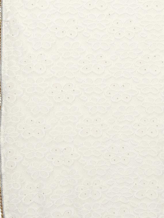 solid plain saree with blouse - 17235862 - Standard Image - 3