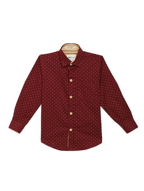 red cotton shirt - 17237234 - Standard Image - 0
