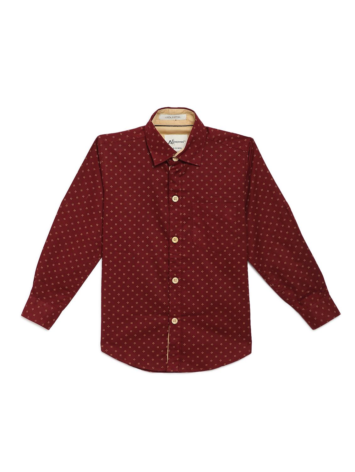 red cotton shirt - 17237234 - Zoom Image - 0