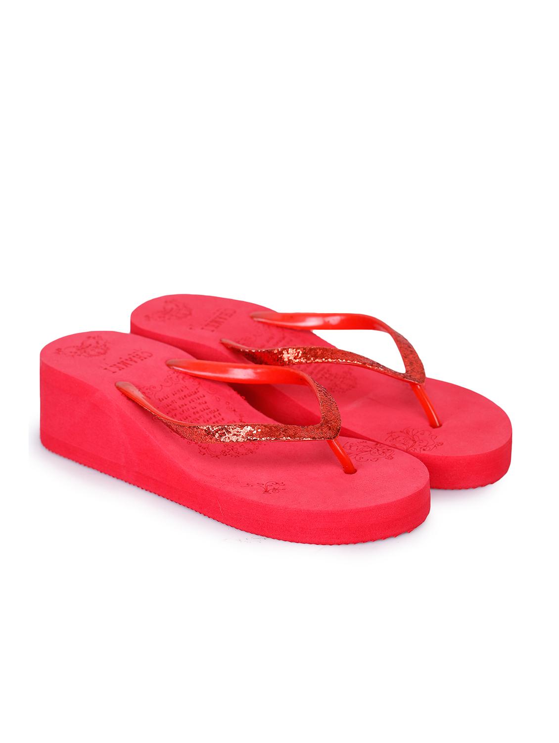red toe separator flip flops - 17238414 - Standard Image - 3