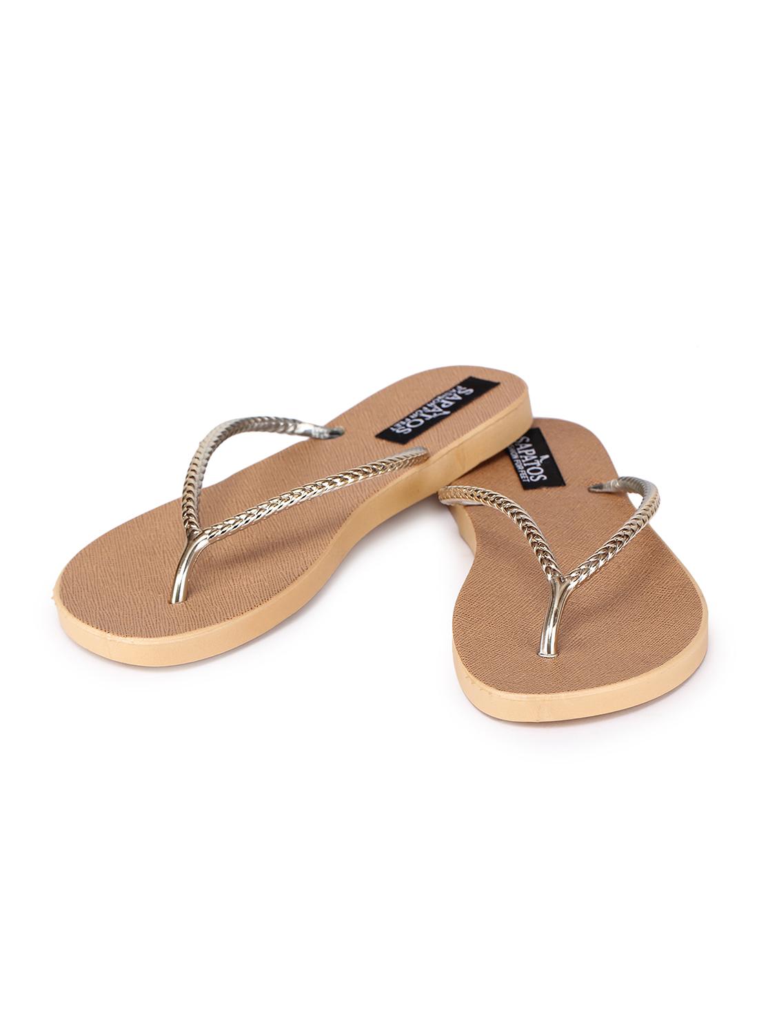 gold toe separator flip flops - 17238431 - Standard Image - 3