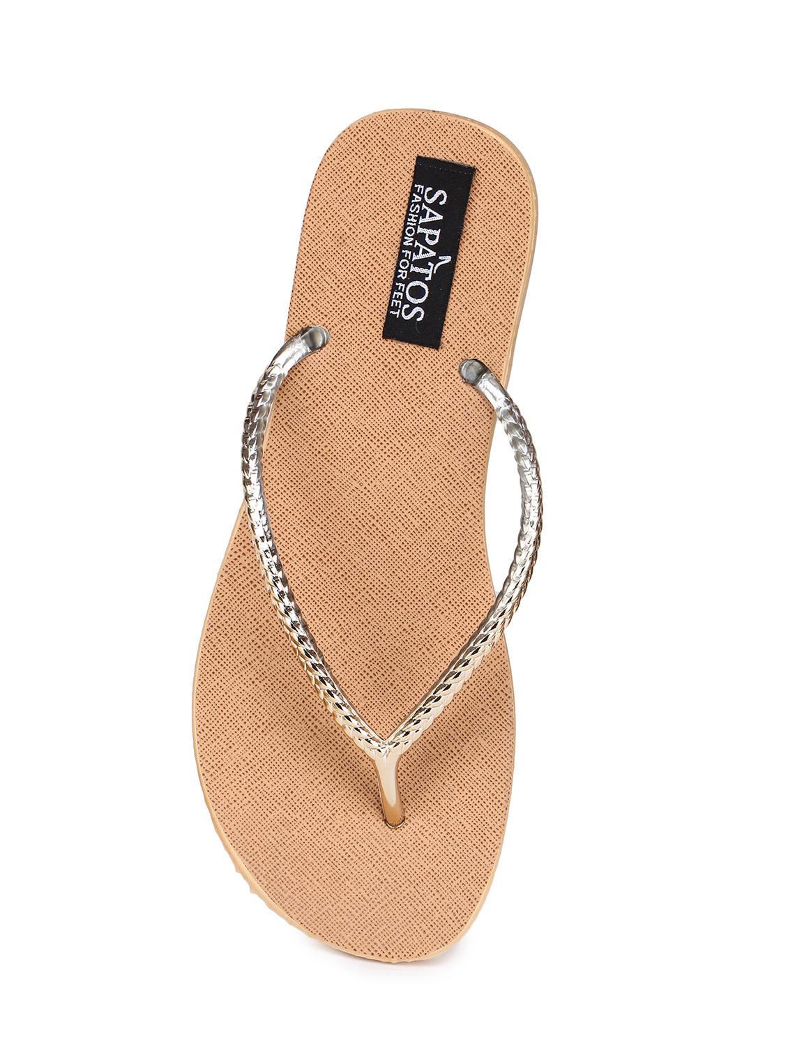 gold toe separator flip flops - 17238431 - Standard Image - 5