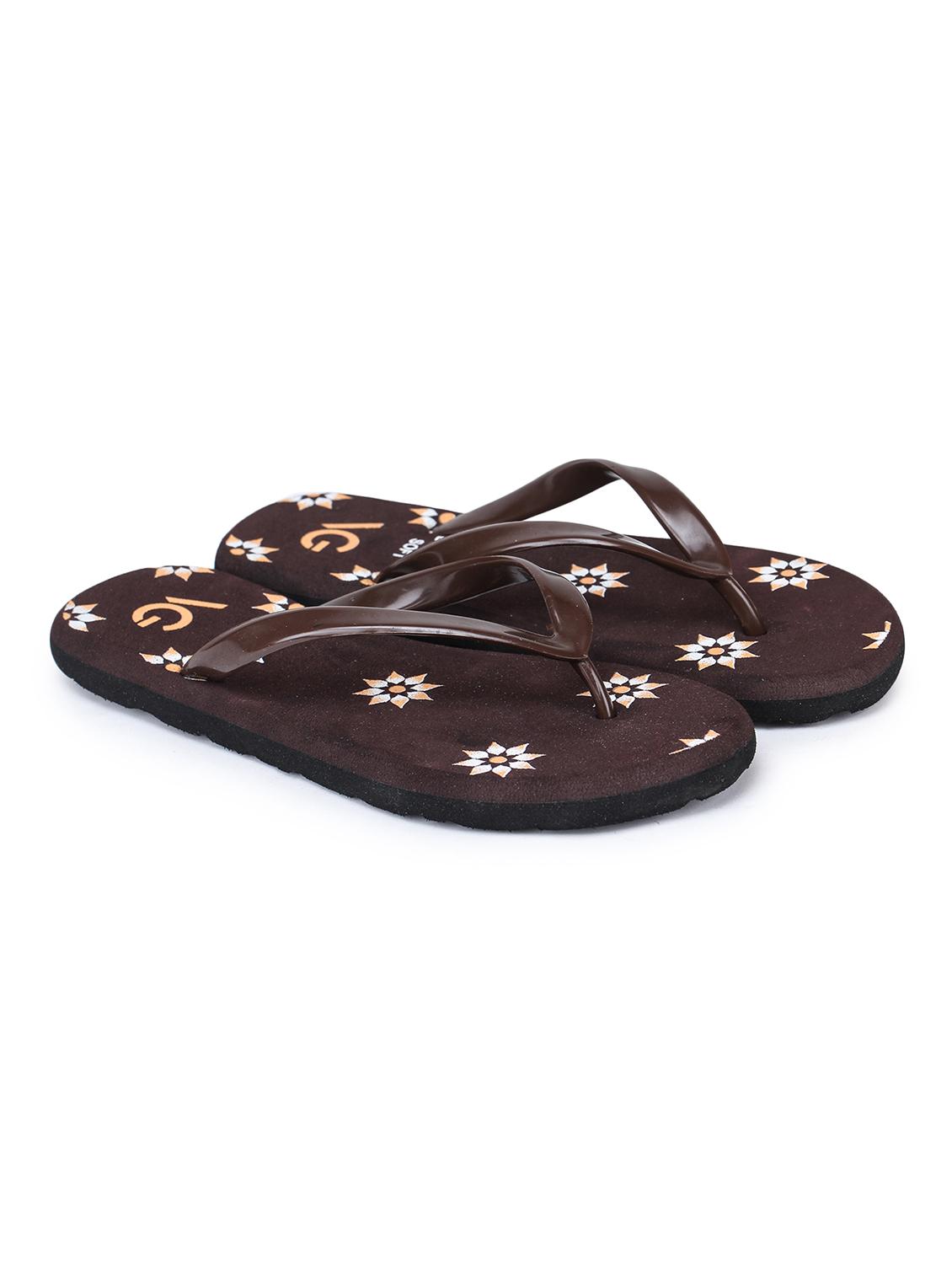 brown synthetic slippers flip flops - 17238447 - Standard Image - 3