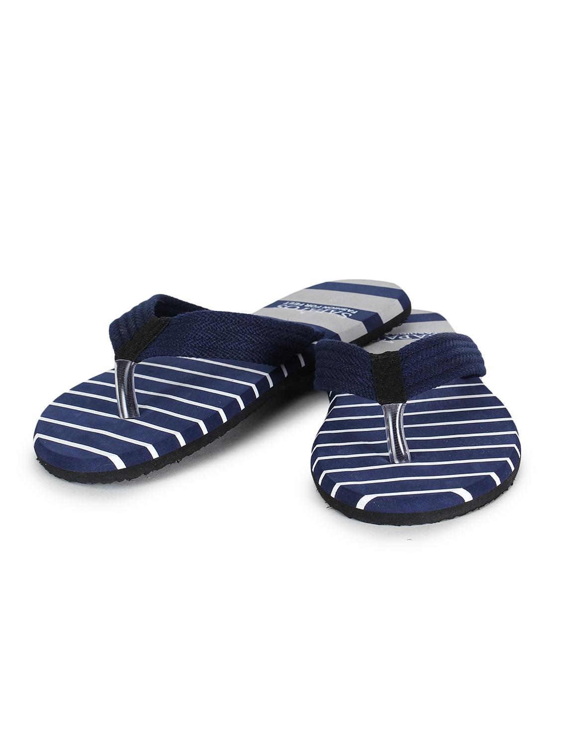 blue rubber slip on slippers - 17238497 - Standard Image - 3