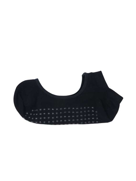 black cotton ankle length sock - 17240409 -  Zoom Image - 0