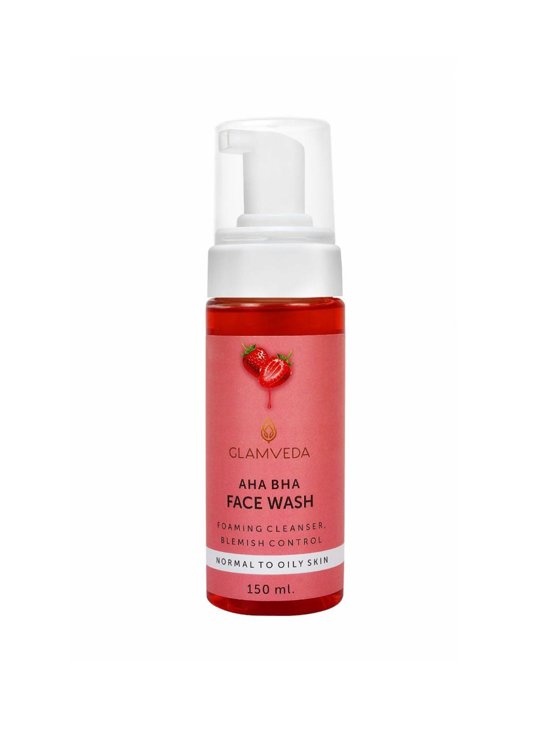 aha/bha brightening & anti ageing foaming face wash 