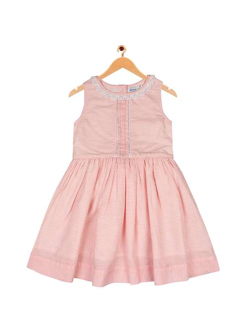 girls round neck sleeveless frock - 17241438 - Standard Image - 0