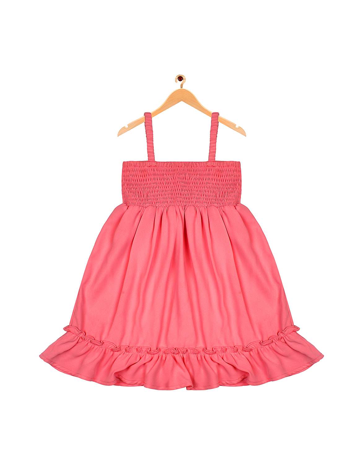 girls square neck sleeveless frock