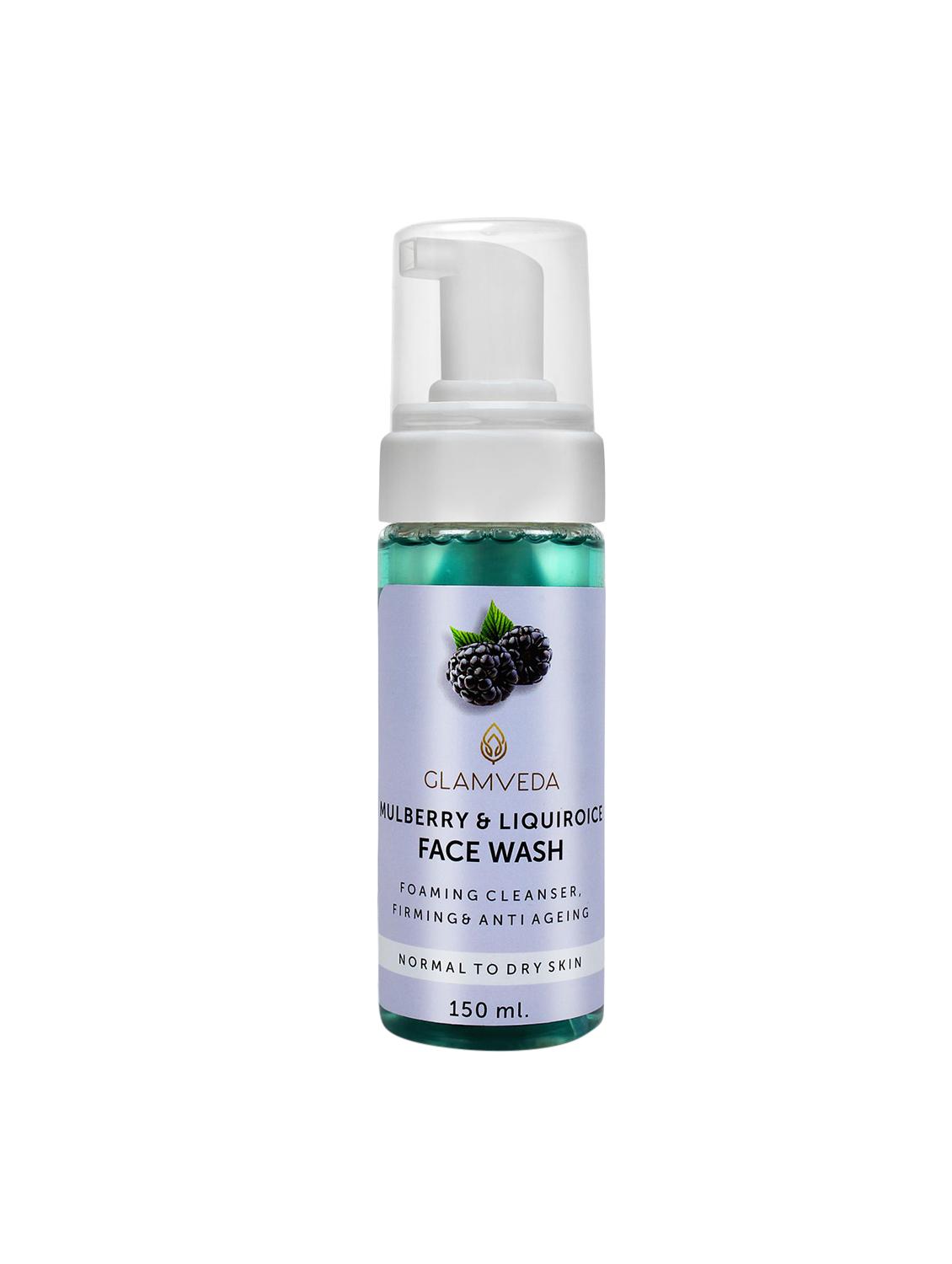 mulbery & liquiroice brightening foaming face wash