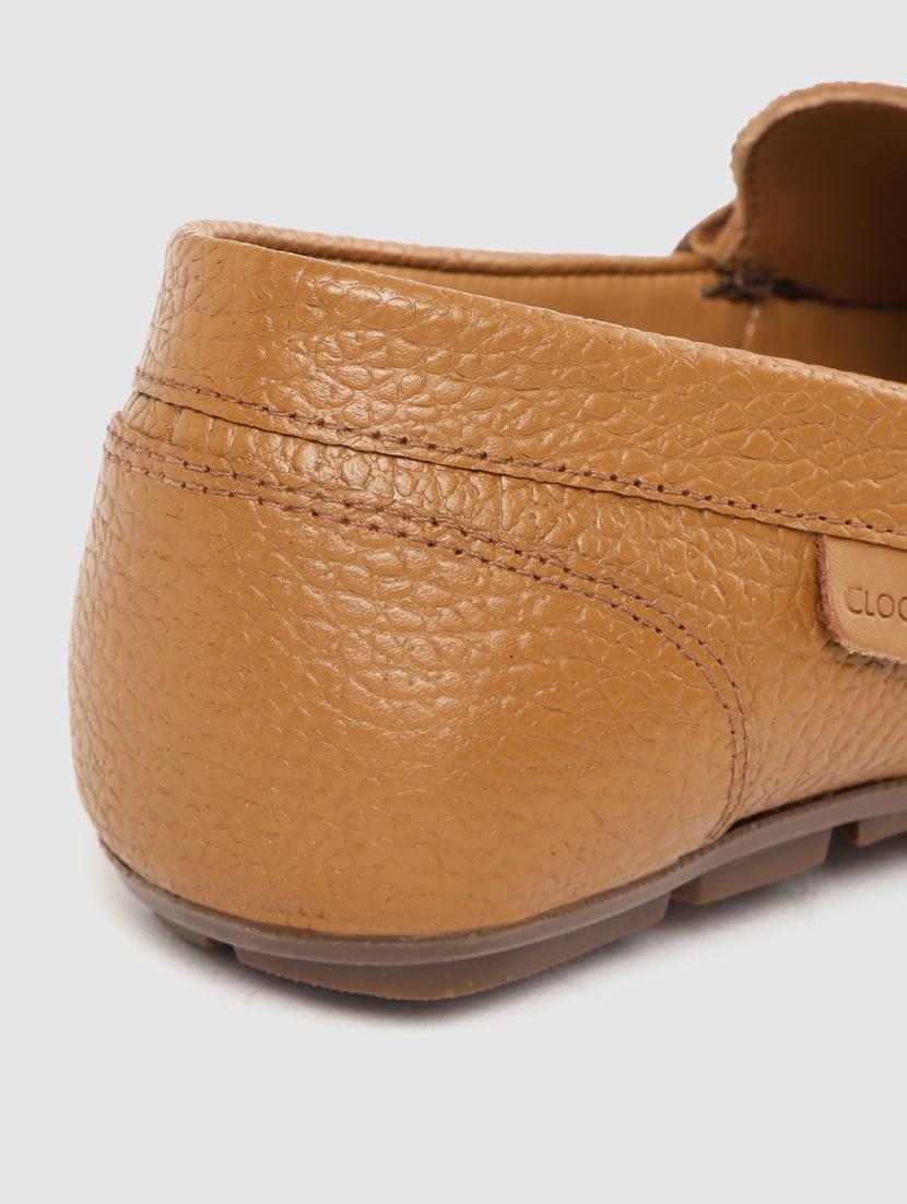 tan leather slip on loafers - 17242282 - Standard Image - 5
