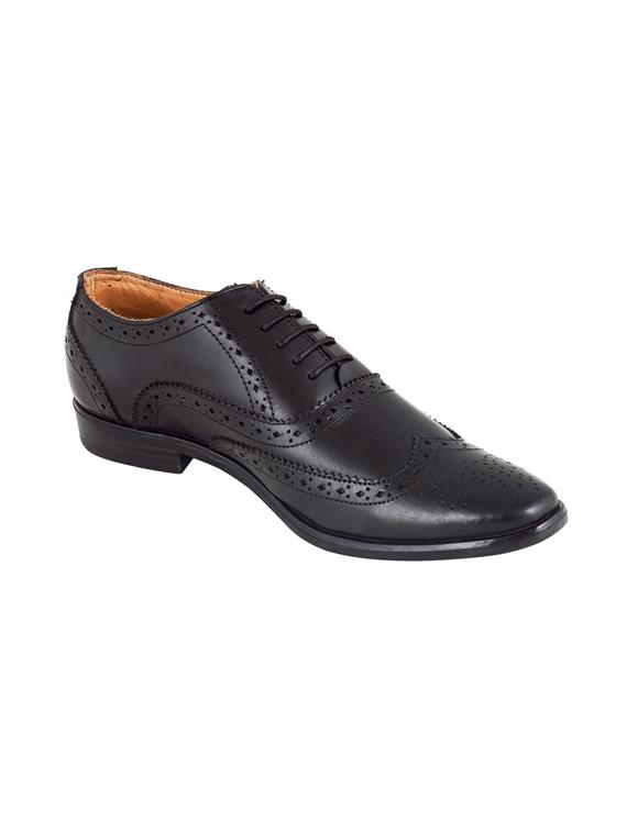 black lace-up brouges - 17242301 - Zoom Image - 0