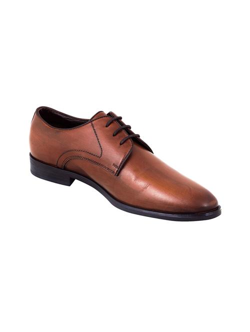 tan lace-up derbys - 17242309 -  Standard Image - 0