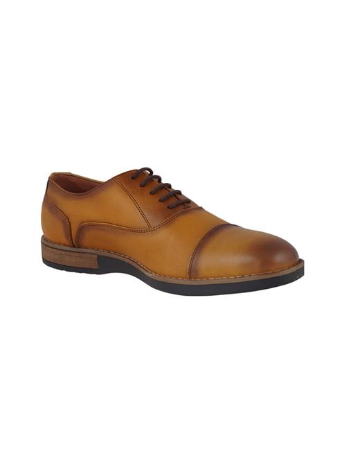 tan lace-up oxfords - 17242318 - Standard Image - 0