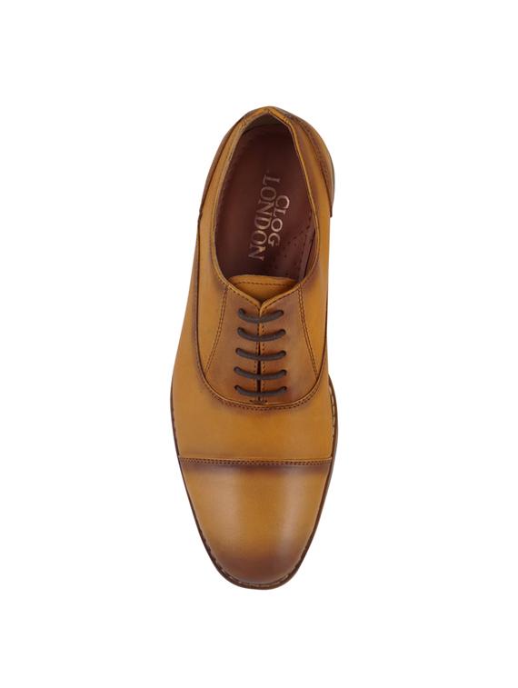 tan lace-up oxfords - 17242318 - Standard Image - 3