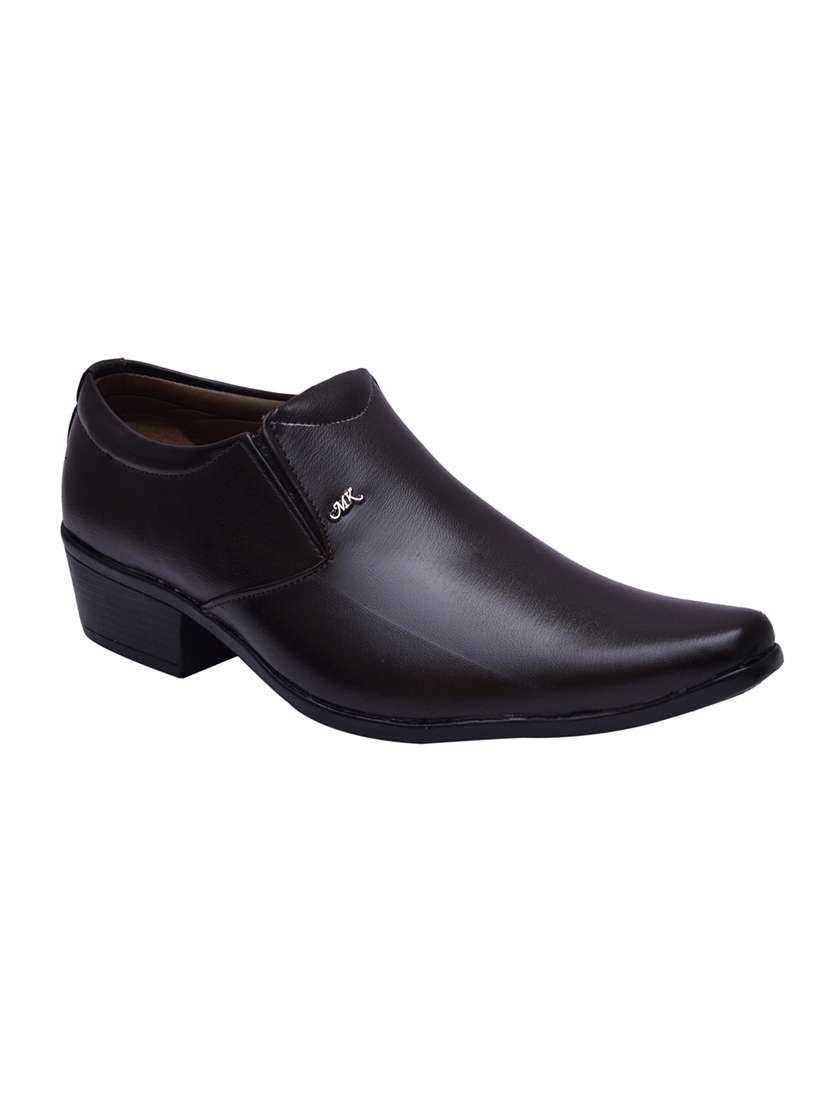 Buy online Brown Slip On Shoes from Formal Shoes for Men by Sir