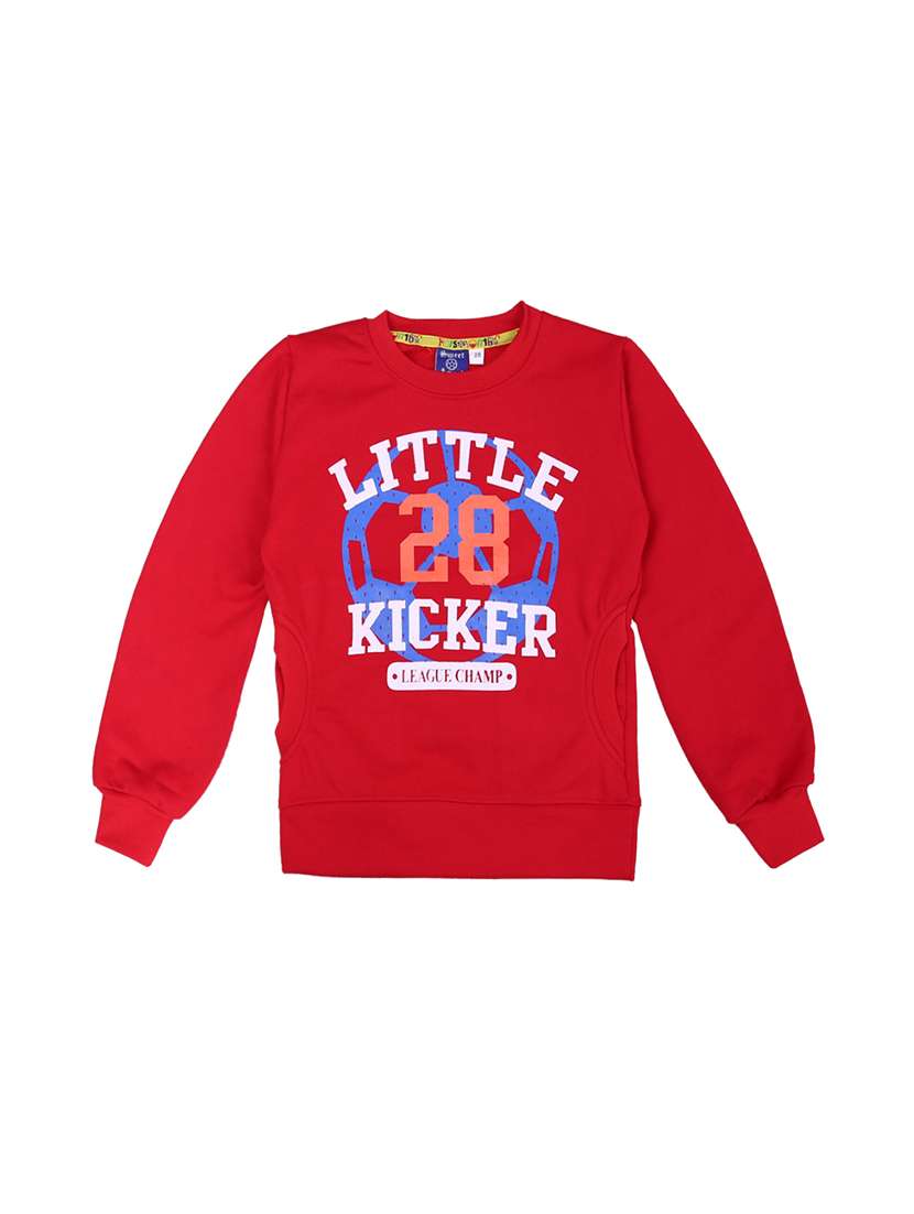 boys typography sweatshirt