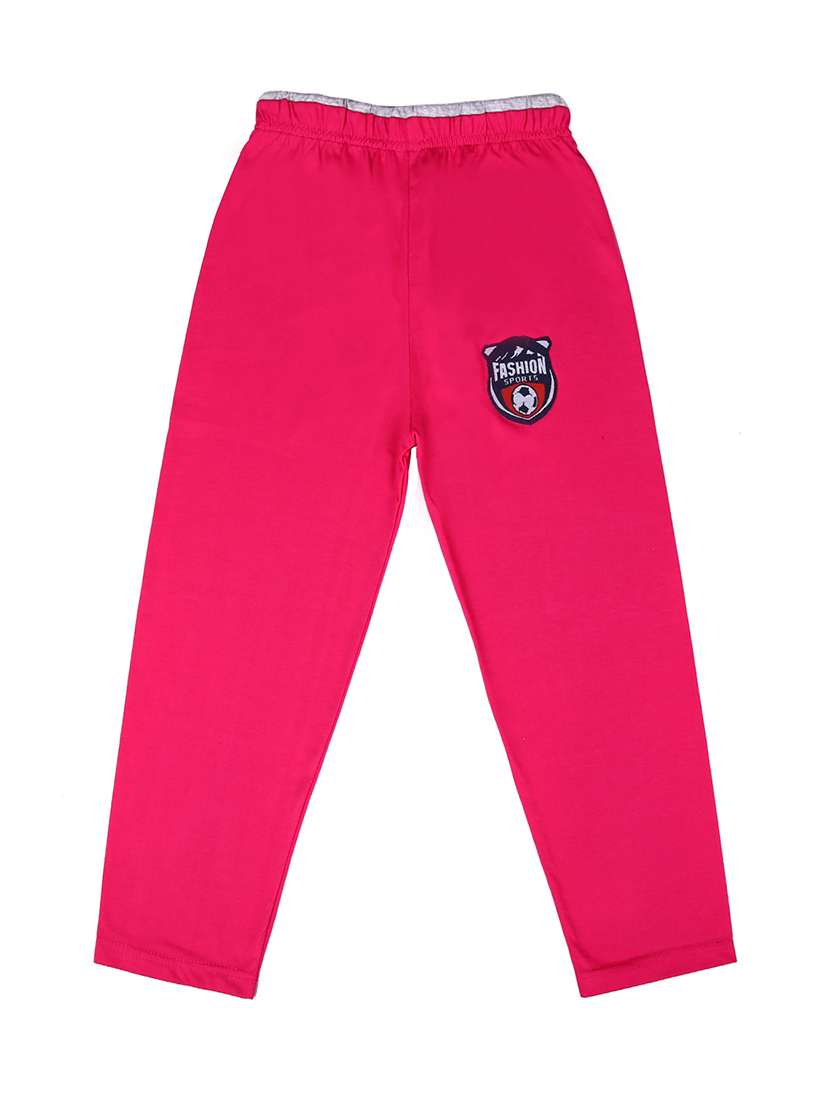 pink cotton track wear